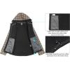 imageLittle Donkey Andy Mens Softshell Jacket with Removable Hood Fleece LinedBgreen Plaid