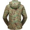 imageLittle Donkey Andy Mens Softshell Jacket with Removable Hood Fleece LinedCamo Green