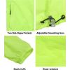 imageLittle Donkey Andy Mens UPF 50 Sun Protection Jacket Packable Lightweight Full Zip Hoodie for Running Travel OutdoorsUpgraded Fluorescent Yellow