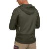 imageLittle Donkey Andy Mens UPF 50 Sun Protection Jacket Packable Lightweight Full Zip Hoodie for Running Travel OutdoorsUpgraded Olive