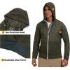 imageLittle Donkey Andy Mens UPF 50 Sun Protection Jacket Packable Lightweight Full Zip Hoodie for Running Travel OutdoorsUpgraded Olive