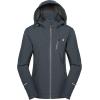 imageLittle Donkey Andy Womens Softshell Jacket Ski Jacket with Removable Hood Fleece LinedBlack Heather