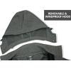 imageLittle Donkey Andy Womens Softshell Jacket Ski Jacket with Removable Hood Fleece LinedCharcoal Heather