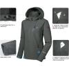 imageLittle Donkey Andy Womens Softshell Jacket Ski Jacket with Removable Hood Fleece LinedCharcoal Heather