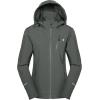 imageLittle Donkey Andy Womens Softshell Jacket Ski Jacket with Removable Hood Fleece LinedCharcoal Heather