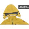 imageLittle Donkey Andy Womens Softshell Jacket Ski Jacket with Removable Hood Fleece LinedYellow Heather