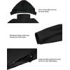 imageLittle Donkey Andy Womens Softshell Jacket Ski Snowboarding Jacket with Removable Hood Fleece LinedBlack