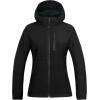 imageLittle Donkey Andy Womens Softshell Jacket Ski Snowboarding Jacket with Removable Hood Fleece LinedBlack