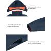 imageLittle Donkey Andy Womens Softshell Jacket Ski Snowboarding Jacket with Removable Hood Fleece LinedDeep Blue