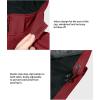 imageLittle Donkey Andy Womens Softshell Jacket Ski Snowboarding Jacket with Removable Hood Fleece LinedRed