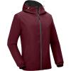 Hoodie-dark Red
