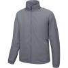 imageLittle Donkey Andy Mens Lightweight Breathable Windbreaker Golf Jacket UPF50 Windproof Outdoor Running CoatStand Collargray