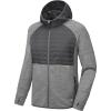 imageLittle Donkey Andy Mens Lightweight Running Jackets Full Zip Hooded Sports Jacket for Winter Hiking Golf CasualA2 Gray