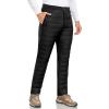 imageLittle Donkey Andy Mens Puffer Pants Warm Fleece Lined Quilted Insulation Snow Ski PantsBlack