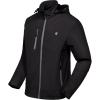 imageLittle Donkey Andy Mens Softshell Jacket with Removable Hood Fleece LinedAblack
