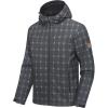 imageLittle Donkey Andy Mens Softshell Jacket with Removable Hood Fleece LinedBblack Plaid