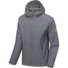 imageLittle Donkey Andy Mens Softshell Jacket with Removable Hood Fleece LinedBgray Plaid