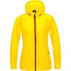 imageLittle Donkey Andy Womens Full Zip Sun Protection Hoodie Jacket Long Sleeve Shirt Running Hiking Golf Water Repellent UPF507 Cyber Yellow