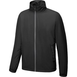 imageLittle Donkey Andy Mens Lightweight Breathable Windbreaker Golf Jacket UPF50 Windproof Outdoor Running CoatStand Collarblack
