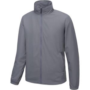 imageLittle Donkey Andy Mens Lightweight Breathable Windbreaker Golf Jacket UPF50 Windproof Outdoor Running CoatStand Collargray