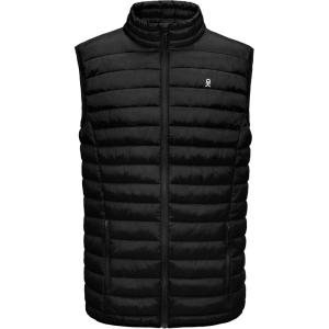 imageLittle Donkey Andy Mens Lightweight Warm Puffer Vest Outdoor Sleeveless Jacket for Golf Hiking Casual TravelA1 Jet Black