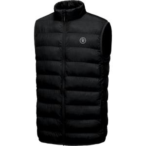imageLittle Donkey Andy Mens Lightweight Warm Puffer Vest Thermal Golf Sleeveless Jacket for Outdoor Hiking Travel Casual1 Jet Black