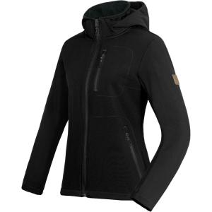 imageLittle Donkey Andy Womens Softshell Jacket Ski Snowboarding Jacket with Removable Hood Fleece LinedBlack