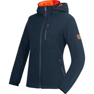 imageLittle Donkey Andy Womens Softshell Jacket Ski Snowboarding Jacket with Removable Hood Fleece LinedDeep Blue