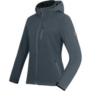 imageLittle Donkey Andy Womens Softshell Jacket Ski Snowboarding Jacket with Removable Hood Fleece LinedGrey