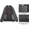 imageLittle Donkey Andy Mens Fleece Bomber Jacket Lightweight Softshell Windbreaker Jacket Casual Spring Fall CoatBlack Floral