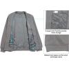 imageLittle Donkey Andy Mens Fleece Bomber Jacket Lightweight Softshell Windbreaker Jacket Casual Spring Fall CoatGrey