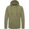 imageLittle Donkey Andy Mens Lightweight Polar Fleece Hooded Pullover Hoodies Warm Sweatshirts Running Hiking Travel