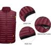imageLittle Donkey Andy Mens Lightweight Warm Puffer Vest Outdoor Sleeveless Jacket for Golf Hiking Casual Travel4 Tango Red