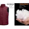 imageLittle Donkey Andy Mens Lightweight Warm Puffer Vest Outdoor Sleeveless Jacket for Golf Hiking Casual Travel4 Tango Red