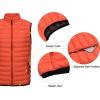imageLittle Donkey Andy Mens Lightweight Warm Puffer Vest Outdoor Sleeveless Jacket for Golf Hiking Casual Travel5 Vibrant Orange