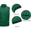 imageLittle Donkey Andy Mens Lightweight Warm Puffer Vest Outdoor Sleeveless Jacket for Golf Hiking Casual Travel7 Pine Green