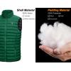 imageLittle Donkey Andy Mens Lightweight Warm Puffer Vest Outdoor Sleeveless Jacket for Golf Hiking Casual Travel7 Pine Green