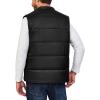 imageLittle Donkey Andy Mens Lightweight Warm Puffer Vest Outdoor Sleeveless Jacket for Hiking Golf Casual TravelBlack