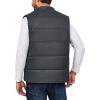imageLittle Donkey Andy Mens Lightweight Warm Puffer Vest Outdoor Sleeveless Jacket for Hiking Golf Casual TravelGrey