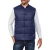 imageLittle Donkey Andy Mens Lightweight Warm Puffer Vest Outdoor Sleeveless Jacket for Hiking Golf Casual TravelNavy