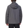 imageLittle Donkey Andy Mens Lightweight Winter Jacket Hooded Windproof Warm Insulated Jacket for Ski HikingGrey