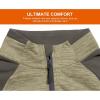 imageLittle Donkey Andy Mens Ultra Soft Warm Fleece Hybrid Jacket Lightweight Thermal Running Coat for Golf HikingKhaki Heather