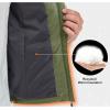 imageLittle Donkey Andy Mens Warm Recycle Insulated Jacket Hooded Lightweight Windproof Winter Coat Hiking TravelPesto Green
