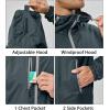imageLittle Donkey Andy Mens Warm Recycle Insulated Jacket Hooded Lightweight Windproof Winter Coat Hiking TravelSteel Grey