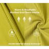 imageLittle Donkey Andy Mens Winter Lightweight Warm Fleece Running Jacket Breathable Hooded Thermal Jacket with Thumb HolesGreen Banana