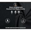 imageLittle Donkey Andy Mens Winter Lightweight Warm Fleece Running Jacket Breathable Hooded Thermal Jacket with Thumb HolesUpgraded Black