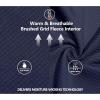 imageLittle Donkey Andy Mens Winter Lightweight Warm Fleece Running Jacket Breathable Hooded Thermal Jacket with Thumb HolesUpgraded Navy Blue