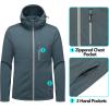 imageLittle Donkey Andy Mens Winter Lightweight Warm Fleece Running Jacket Breathable Hooded Thermal Jacket with Thumb HolesUpgraded Stormy Weather