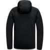 imageLittle Donkey Andy Mens Winter Ultra Stretch Warm Fleece Running Jacket Thumb Holes Hooded Coat HikingBlack