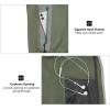 imageLittle Donkey Andy Mens Winter Ultra Stretch Warm Fleece Running Jacket Thumb Holes Hooded Coat HikingSage